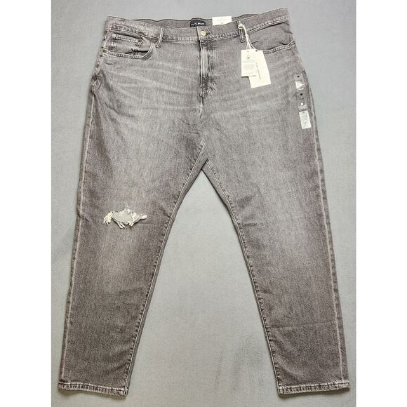 Lucky Brand Men's 412 Athletic Slim Fit Charcoal Denim Jeans Size 42x30 - Picture 1 of 6